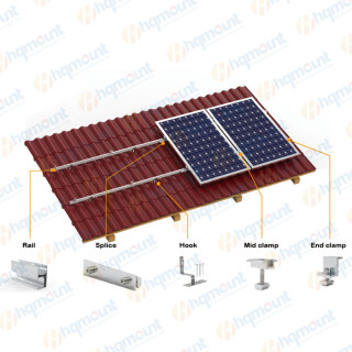HQ-TH01 Tile Roof Solar Mounting System
